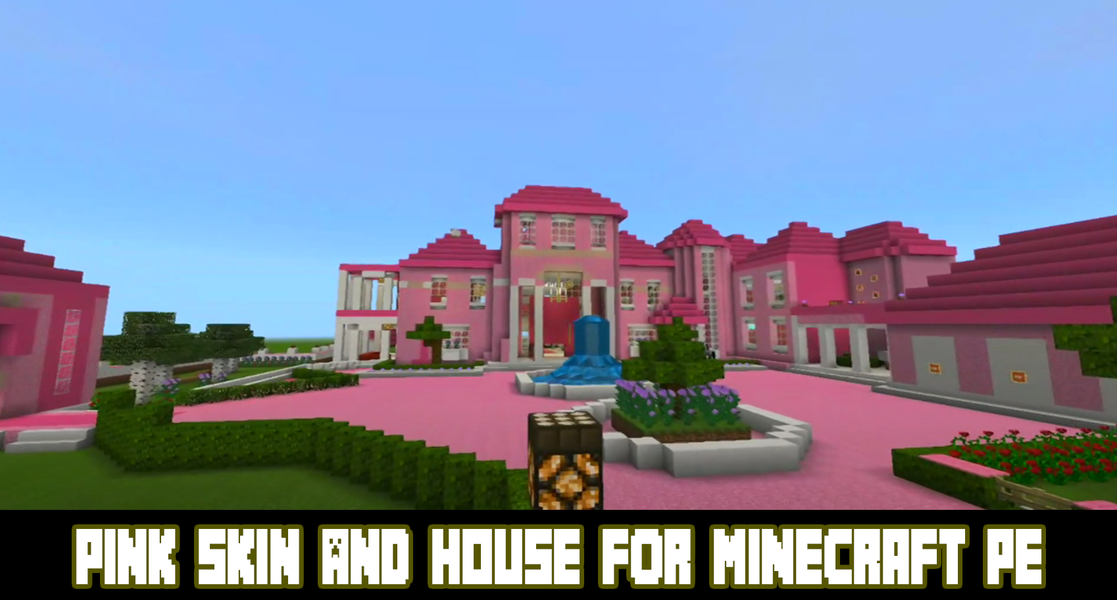 Pink girls House for Minecraft - Image screenshot of android app