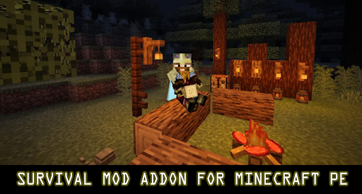 survival mod for minecraft - Image screenshot of android app