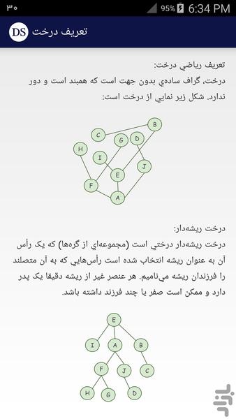 ساختمان دادهها (مهندسی کامپیوتر) - عکس برنامه موبایلی اندروید