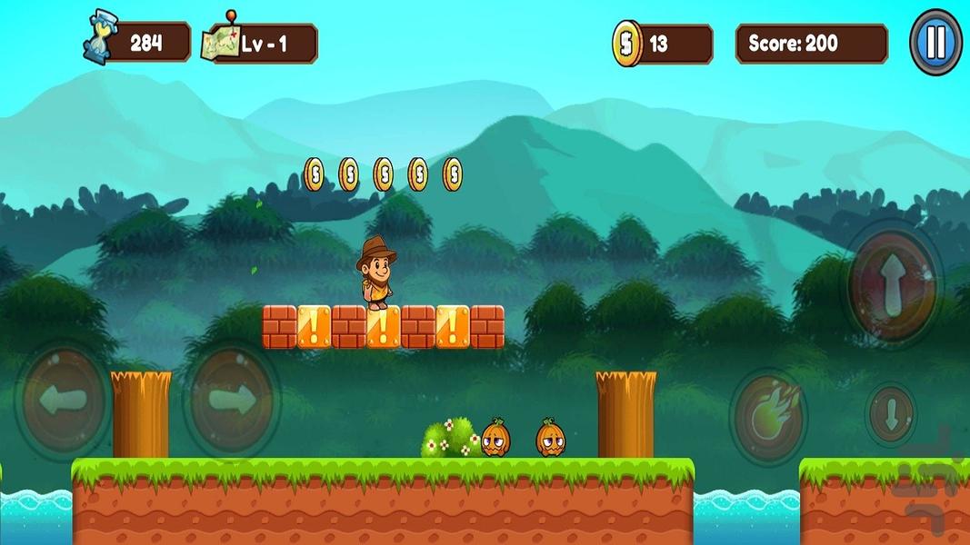 اجرای ماجراجویی قلعه - Gameplay image of android game