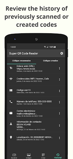 Super QR Code Reader - Image screenshot of android app