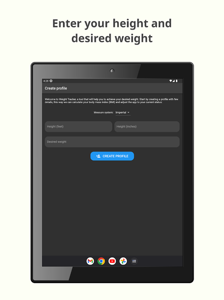 Weight Tracker: Fat Loss & BMI - Image screenshot of android app