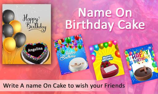 Write Name on Birthday Cake - عکس برنامه موبایلی اندروید