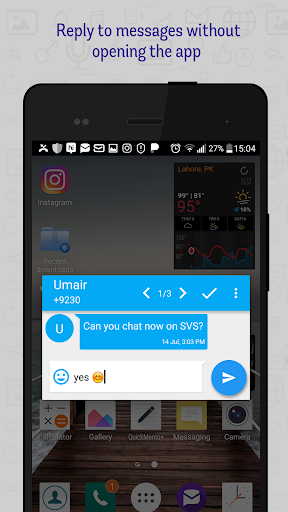 Share Via SMS (SVS) - Image screenshot of android app