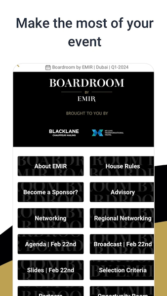 EMIR App & Virtual Networking - عکس برنامه موبایلی اندروید