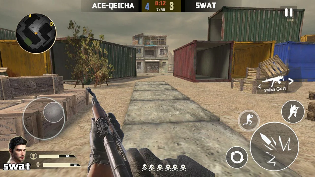 SWAT Shoot Hunter - Gameplay image of android game