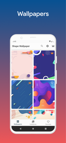 Shape Wallpaper - عکس برنامه موبایلی اندروید