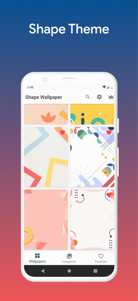 Shape Wallpaper - عکس برنامه موبایلی اندروید
