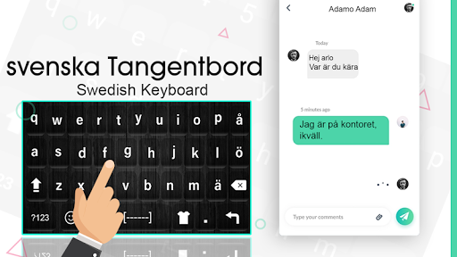 Swedish Keyboard - عکس برنامه موبایلی اندروید