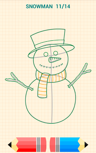 How to Draw Christmas - عکس برنامه موبایلی اندروید