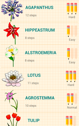 How to Draw Flowers - Image screenshot of android app