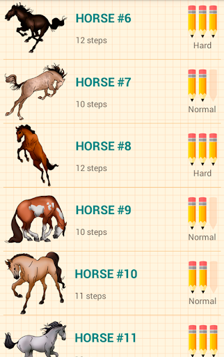 How to Draw Horses - عکس برنامه موبایلی اندروید