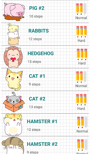 How to Draw Kawaii Drawings - Image screenshot of android app