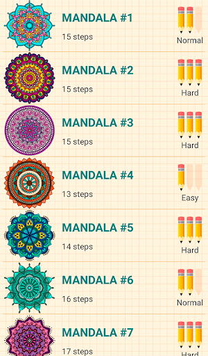 How to Draw Mandalas - عکس برنامه موبایلی اندروید