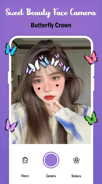 Sweet Beauty Face Camera - عکس برنامه موبایلی اندروید