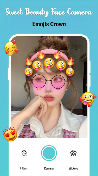 Sweet Beauty Face Camera - عکس برنامه موبایلی اندروید