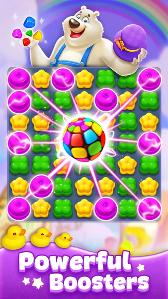 Sweet Candy Match: Puzzle Game - Gameplay image of android game
