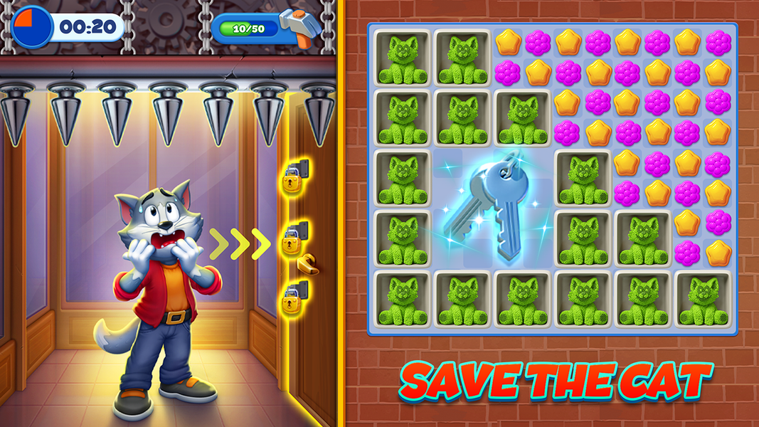 Candy Tales - Match 3 Puzzle - Gameplay image of android game