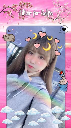 Filter for Selfie - Sweet Snap Face Camera Edit - عکس برنامه موبایلی اندروید