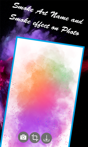 Smoke Art Name - Smoke Effect - Image screenshot of android app