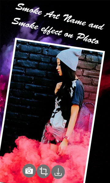 Smoke Art Name - Smoke Effect - Image screenshot of android app