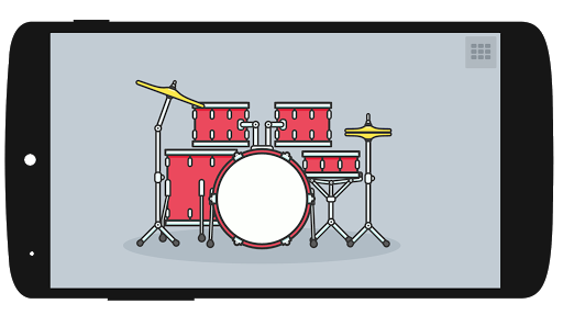 Drum set - عکس برنامه موبایلی اندروید