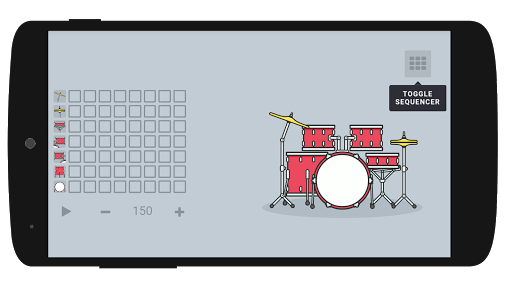 Drum set - عکس برنامه موبایلی اندروید