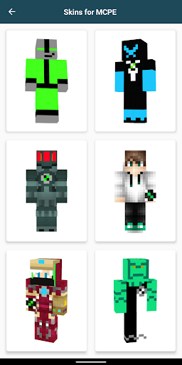 Ben Alien Skins for Minecraft - Image screenshot of android app