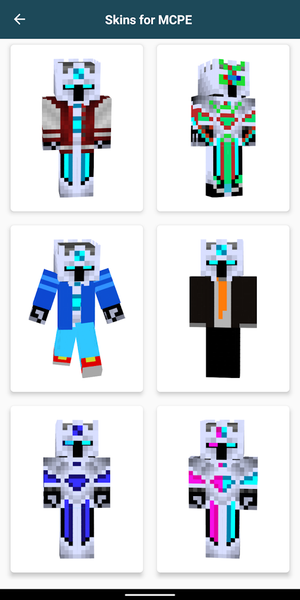 Frost Diamond Skins for MCPE - Image screenshot of android app