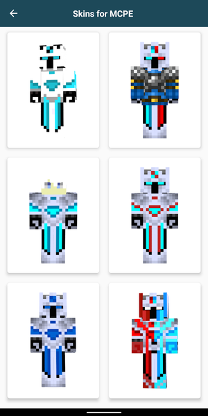 Frost Diamond Skins for MCPE - Image screenshot of android app