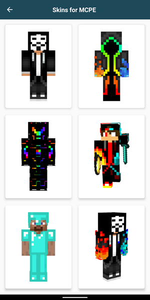 Hacker Skins for Minecraft PE - Image screenshot of android app