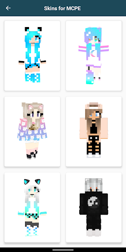 Kawaii Skins for Minecraft PE - Image screenshot of android app