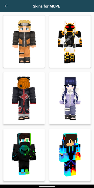 Ninja Skins for Minecraft PE - Image screenshot of android app