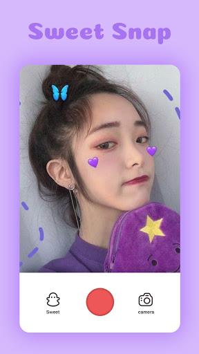 Sweet Snap Face Cam - Snap Face Camera Editor - عکس برنامه موبایلی اندروید