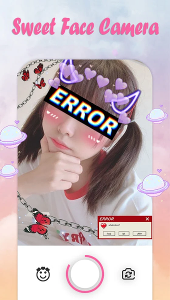 Sweet Face Camera - Live Face - عکس برنامه موبایلی اندروید