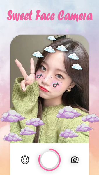 Sweet Face Camera - Live Face - عکس برنامه موبایلی اندروید