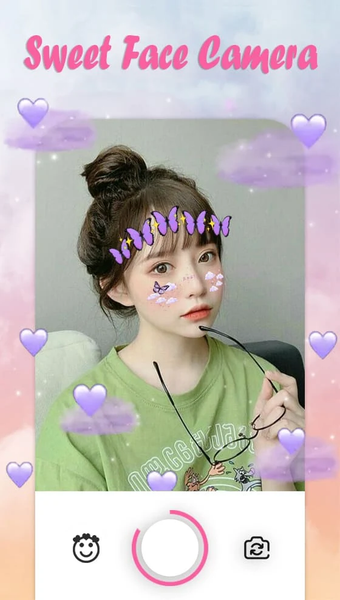 Sweet Face Camera - Live Face - عکس برنامه موبایلی اندروید