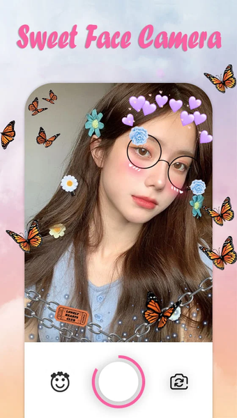 Sweet Face Camera - Live Face - عکس برنامه موبایلی اندروید