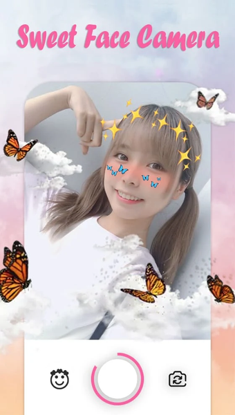 Sweet Face Camera - Live Face - عکس برنامه موبایلی اندروید