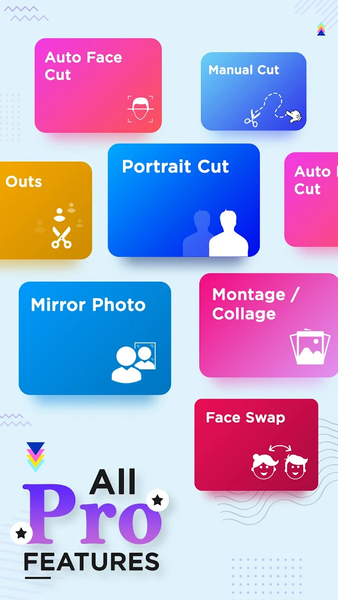 Cut Paste Photo Editor - عکس برنامه موبایلی اندروید