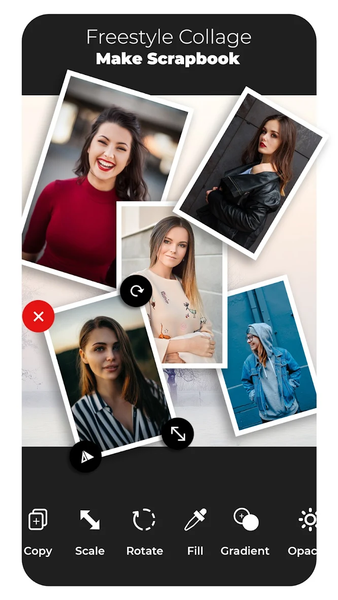 Cut Paste Photo Editor - عکس برنامه موبایلی اندروید