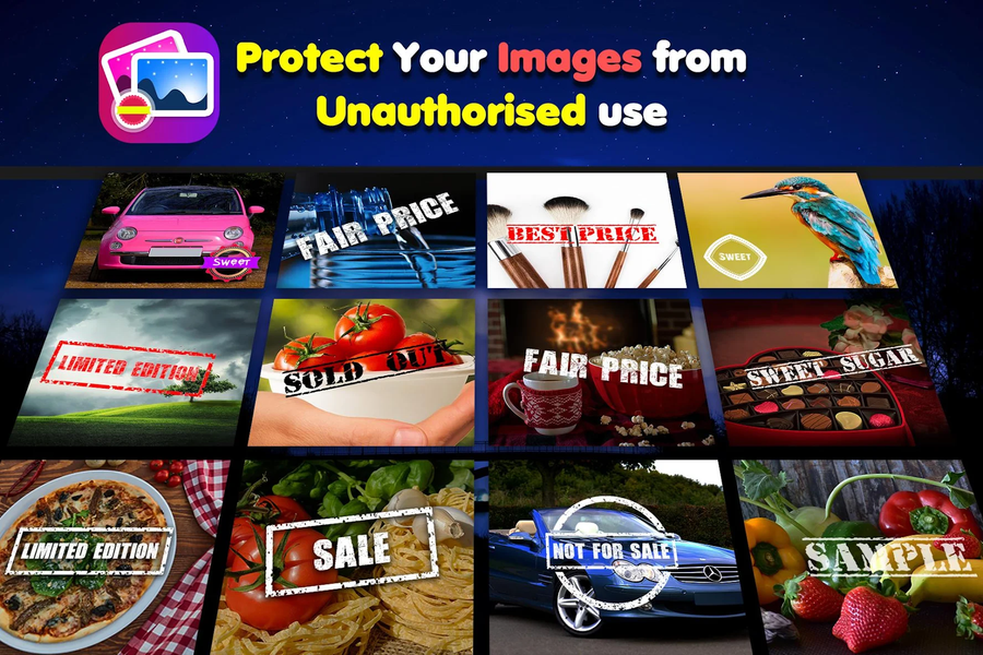 Watermark for Photos : Protect your Images - عکس برنامه موبایلی اندروید