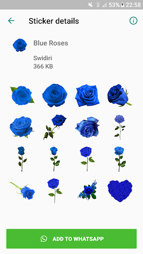 Roses Stickers - WAStickerApps - Image screenshot of android app