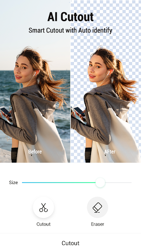 PickU – برش عکس و ساخت پس‌زمینه - عکس برنامه موبایلی اندروید