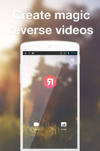 ReverX - magic reverse video - Image screenshot of android app