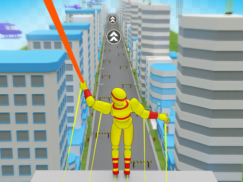 Swing Guy: Velocity Rush - Gameplay image of android game