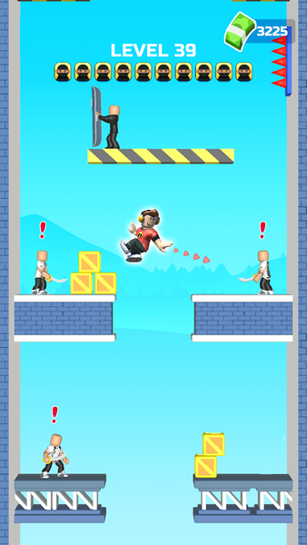 Mr Hero Battle: Web Shoot - Gameplay image of android game