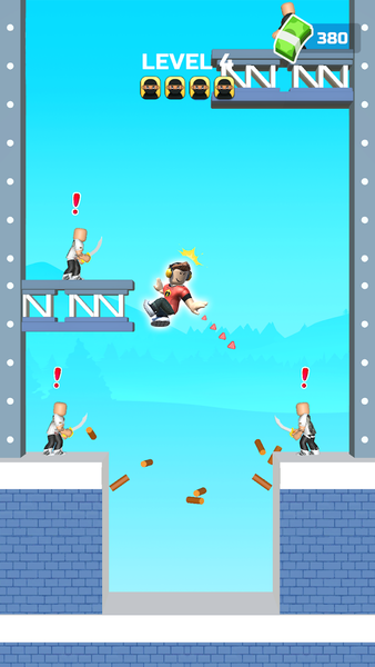 Mr Hero Battle: Web Shoot - Gameplay image of android game