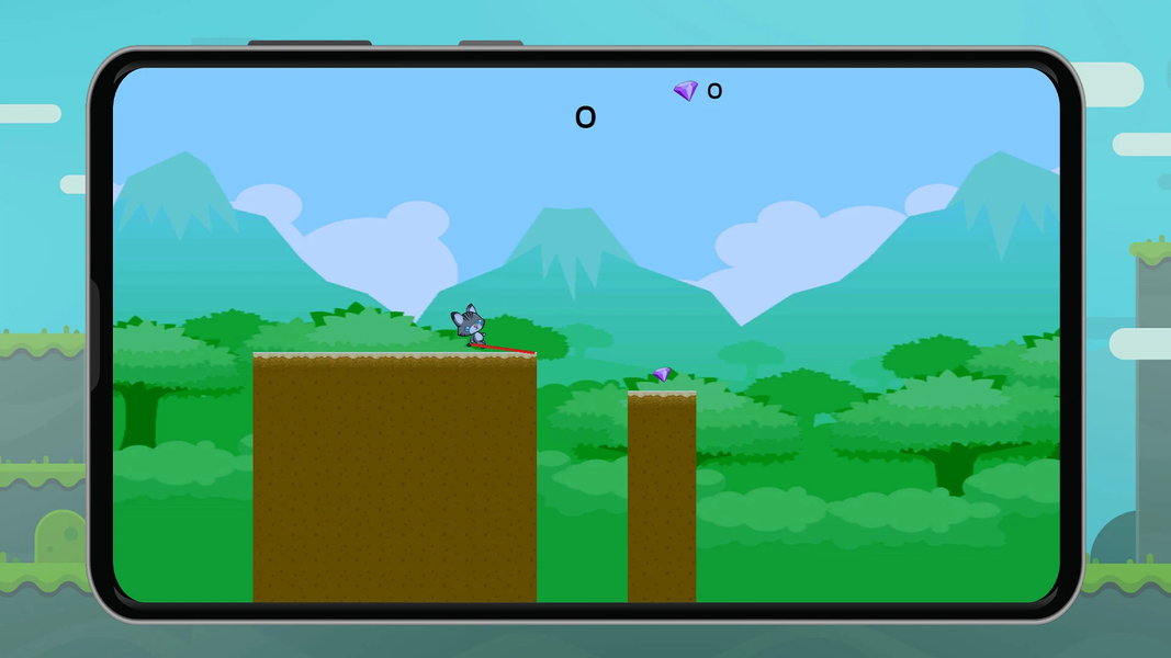Kitty Swings - Gameplay image of android game