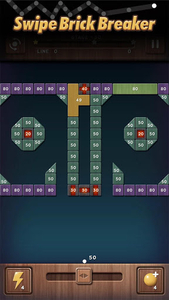 Swipe Brick Breaker: The Blast - Gameplay image of android game